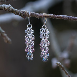 Náušnice Hrozínky delší