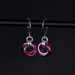 Hnízdečka barevná - náušnice