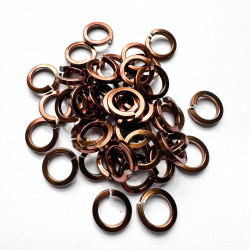 6,6/1,6 50ks Hnědé hranaté