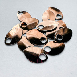 Šupiny malé měděné lesklé -...