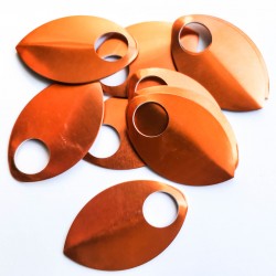 Šupiny XL oranžové - 10ks